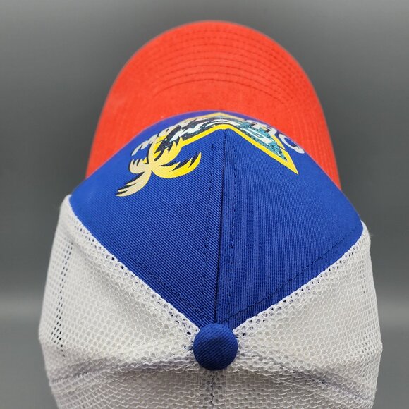 CCM Offseason Trucker Hat Snapback Unisex Mesh Blue Red Vintage Adjustable - Picture 6 of 9